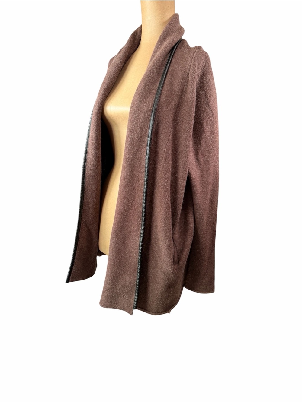 LOVESTITCH Brown Knit Cardigan